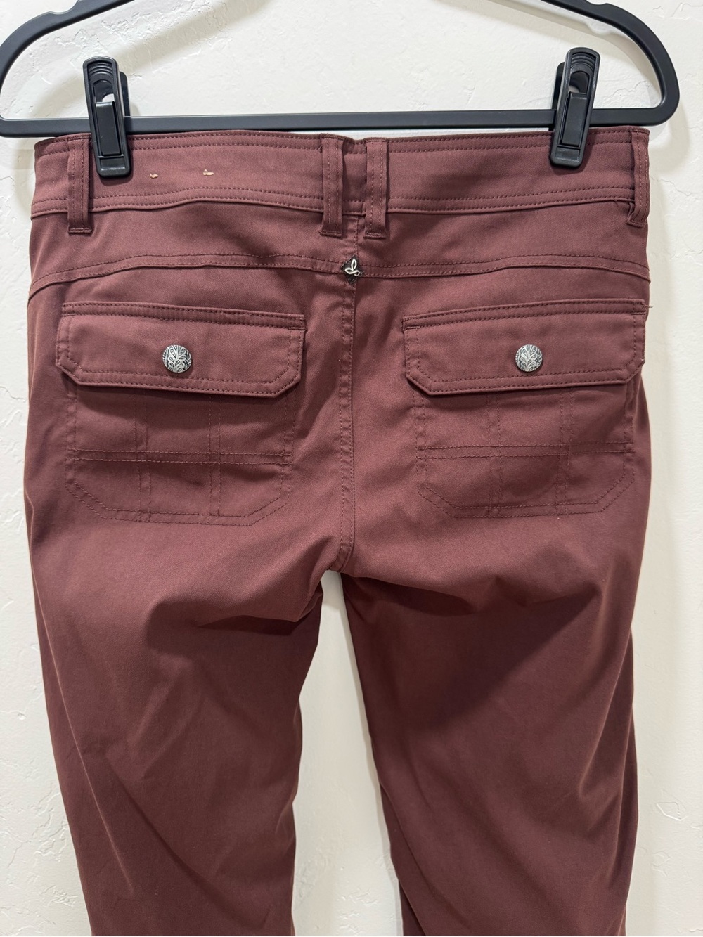 Prana Halle Pant Women's 8 Cocoa Brown Maroon Color Outdoor Hiking - Picture 9 of 16